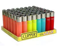 Caja de 48 mecheros Soft Touch translúcidos