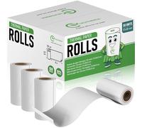 Caja de 50 rollos de papel térmico para tarjetas de crédito - Rollos térmicos 57x30x12mm para recibos de caja/recibos de tarjetas de crédito/rollos de tarjetas/impresoras - Sin BPA