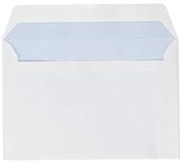 Caja de 500 sobres blancos B6R 120 x 176 80 g/m2 banda de protección