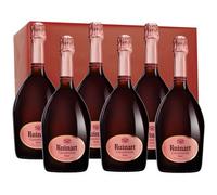 CAJA DE 6 BOTELLAS CHAMPAGNE RUINART ROSE