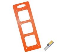 Caja de 86 ranuras para caja de conmutación, herramienta de apertura de agujero, decoración, plantilla de toma de corriente eléctrica, plantilla de corte de caja eléctrica