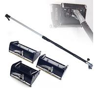 Caja de acabado plana para paneles de yeso con mango de caja de 41.7 a 64.9 pulgadas, combinación de acabado profesional de aleación de aluminio con interruptor de ajuste de ángulo