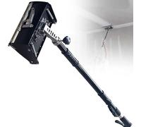 Caja de acabado plano, juego de herramientas de cinta para paneles de yeso, con mango extensible, ángulo ajustable, para decoración de interiores (27 cm)