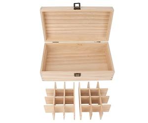 Caja de Aceite Esencial, Organizador de Aceite Esencial Mortaja Y Estructura de Espiga Mano de Obra Fina para Aceite Esencial para Cosméticos para Esmalte de Uñas