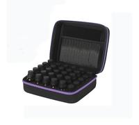 Caja de Aceites Esenciales,30 Gejilla Aceites Esenciales Casos de Transporte Impermeable Portátil Perfume Aceite Esencial Almacenamiento de Aceites Esenciales con Asa Para Botellas 5ml 10ml 15ml