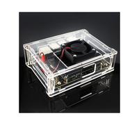 Caja de acrílico con ventilador de enfriamiento para el kit del módulo de desarrollo NVIDIA Jetson Nano carcasa enfriador