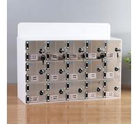 Caja de acrílico montada en la pared para teléfono para organizar el aula y el lugar de trabajo, diseño duradero para un fácil acceso y seguridad, ideal para oficinas y escuelas