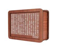 Caja de ahorro de dinero con 10.000 ahorros, caja de ahorro de dinero, caja de ahorro de dinero, caja de dinero para adultos, hucha con números y garrapatas, ahorro de dinero retro decorativo