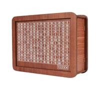 Caja de ahorros de madera - Hucha decorativa con contador de monedas | Hucha de madera | Cajas de ahorro de dinero | Contenedor de almacenamiento de dinero adecuado para ahorrar, facturas y dinero en