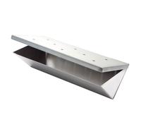 Caja De Ahumado De Acero Inoxidable 22x10x5,5 Cm Para Parrilla De Gas Y Carbón