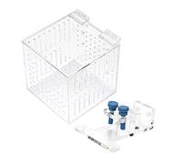 Caja de Aislamiento acrílica para Peces, Caja de Aislamiento para acuarios, Caja de cría Transparente Multifuncional con Soporte Ajustable para Peces recién adquiridos o Enfermos
