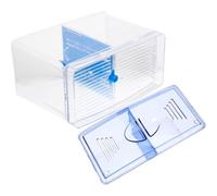 Caja de Aislamiento para Bettas y Medaka, Acrílico, Doble Caja | Diseño Divisor, Estructura Simple y Ligera, Fácil de Limpiar, Guardar, Criar y Proteger Alevines