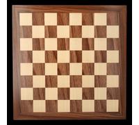 Caja De Ajedrez De Nuez Y Arce - Caja De Almacenamiento Para Juego De Ajedrez