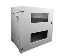 Caja de alimentación acrílica Plegable para hábitat de terrario de Reptiles de Doble Capa, Caja de cría con ventilación para Insectos con Soportes de luz para araña, Lagarto, Rana, grillo, Tortuga (b