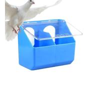 Caja de alimentación para palomas, dispensador grande, comedero de aves de corral resistente, función antiresiduos, rendimiento de flujo de alta ccesorios de jardín en el patio trasero