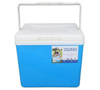 Caja de Alimentos Isotérmica 10L Blanca, Cooler Box con Asa, Aislante de Poliestireno para Camping y Picnic - Eficiencia Térmica, Ligero y Portátil, Ideal para Pesca y Uso (Azul)