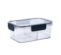 Caja de alimentos portátil - Recipientes para alimentos de 800 ml con tapa | Contenedor de bocadillos Contenedor de envases de alimentos apilable