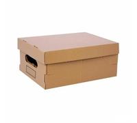 Caja de Almacenaje con Tapa Confortime Cartón 30 x 22,5 x 12,5 cm (12 Unidades)