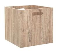 Caja de Almacenaje Factory Cuadros de Madera Natural 31 X 31 Cm