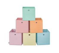 Caja de Almacenaje Juego de 6 33 x 33 x 33 cm de Colores