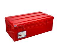 Caja de almacenaje y transporte (L x An x Al: 100 x 55 x 40 cm, Rojo)