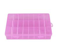 Caja de almacenamiento, 24 cajas ajustables de plástico ajustables cuentas de joyería organizador caja de almacenamiento de cuentas pendientes (4)
