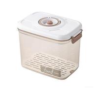 Caja de almacenamiento al vacío de alimentos, con sello a prueba de fugas, contenedor de ABS transparente de gran capacidad, para mantenimiento fresco y compatibilidad con bomba de vacío, 2.7 L (2.7 L