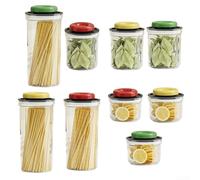 Caja de almacenamiento al vacío tipo prensa diseñada para granos y cereales, con sellado a prueba de fugas y fácil operación en un solo paso para preservar el sabor y la nutrición durante más tiempo