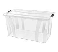 Caja De Almacenamiento Caja De Plástico Anzio 32 L Con Tapa Apilable