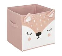 Caja de almacenamiento cartón rosa 29x29 cm