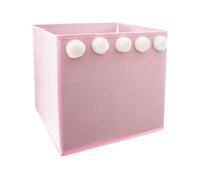 Atmosphera Caja de almacenamiento de pompones x 5 Rosa