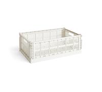 HAY Cesta Colour Crate L 34.5x53 cm Off-white