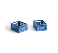 HAY HAY Colour Crate Mini 2-pack 13x17 cm Electric blue