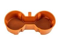 Caja de almacenamiento Compatible con Ford Ranger 2023, 2024 y 2025. Reposabrazos de consola central, compartimento de almacenamiento, depósito de agua, interior.(Orange-1pc)
