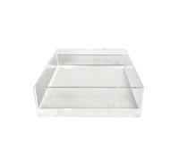 Caja de Almacenamiento con cajón for exhibir Accesorios de Tiro con Tanque de Agua, Bandeja de acrílico integrada de Alta Transparencia.(25x25x10cm/10x10x3.9in)