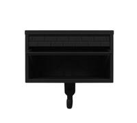 Caja de almacenamiento con patrón de ladrillo, apertura funcional, soporte para puerta de garaje, organizadores de pared para el hogar, soporte unisex esencial con puerta funcional