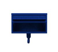 Caja de almacenamiento con patrón de ladrillo, apertura funcional, soporte para puerta de garaje, organizadores de pared para el hogar, soporte unisex esencial con puerta funcional