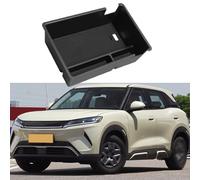 Caja de almacenamiento con reposabrazos para BYD ATTO 2 2025 2026, organizador de consola central con compartimento principal de 5 L ranuras para tarjetas y cierre de tapa amortiguado