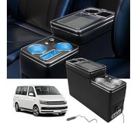 Caja de Almacenamiento Consola Central Compatible con VW T4 T5 T6 T7 T6.1