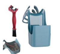 Caja de almacenamiento de aceite: kit de herramientas de cadena abdominal | caja de limpieza de cadena con cepillo de limpieza de cadena para bicicleta de montaña 25,4 x 15,5 x 14,9 cm