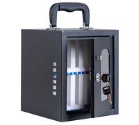 Caja de almacenamiento de acero para teléfono móvil, 12 bits, para aula, escuela y oficina, solución de organización segura para empresas