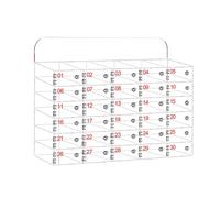 Caja de almacenamiento de acrílico para teléfono con cerradura y llaves, transparente, para teléfonos móviles, ideal para el hogar u oficina, diseño de ahorro de espacio para un fácil acceso