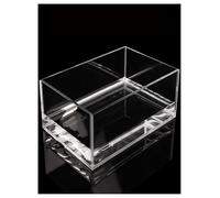 Caja de almacenamiento de acrílico transparente, bandeja flotante for accesorios de fotografía, bandeja for decoración de aguas poco profundas, bandeja for accesorios de fotografía de escritorio(40x30