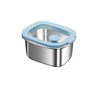 Caja de almacenamiento de alimentos de acero inoxidable con sello de tapa para una rápida conducción de calor y frío, para el hogar, hotel y conservación y recalentamiento de alimentos al aire libre