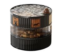 Caja de almacenamiento de aperitivos multicapa con compartimentos extraíbles para frutas, nueces y productos secos, caja organizadora para el hogar