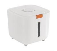 Caja de almacenamiento de arroz con tecnología a prueba de humedad, sello resistente a las plagas y práctico dispensador de prensa para almacenamiento de granos frescos y limpios (20 kg))
