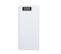 Caja de Almacenamiento de batería, Carcasa del, White | Estuche de Carga Compacto, para Carcasa de Fuente de Alimentación, Fácil Montaje, Indicadores LED, Diseño Portátil