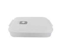 Caja de almacenamiento de bolas de masa Contenedor de wonton PP de grado alimenticio Tapa con cierre a presión seguro Diseño multifuncional Organizador de refrigerador y