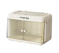 Caja de almacenamiento de botella de leche, portametas de contenedor grande caja de almacenamiento con drenaje, soporte de secadora de alcance de botella transparente para cocina doméstica