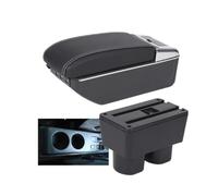 Caja De Almacenamiento De Brazo Para Reposabrazos De Coche Para Nissan Para Sylphy Para Versa Tiida C11 Para Latio Caja Reposabrazos(A3 Black white 7USB)